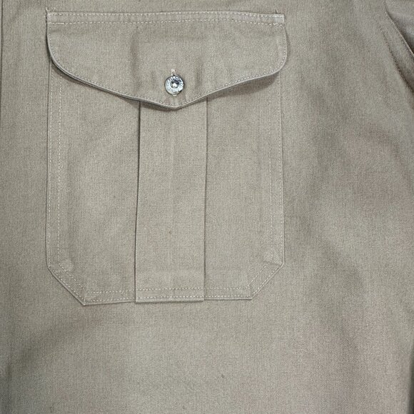 CC Filson Shirt Mens XXL Khaki Tan Canvas Heavyweight Workwear Outdoor Buttons - Picture 5 of 12